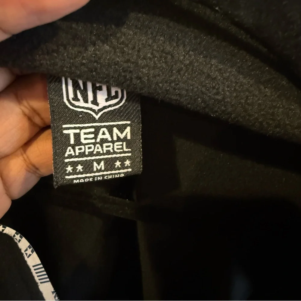 NFL Baltimore Ravens Fleece Vest Men's Medium Black New - Picture 6 of 9